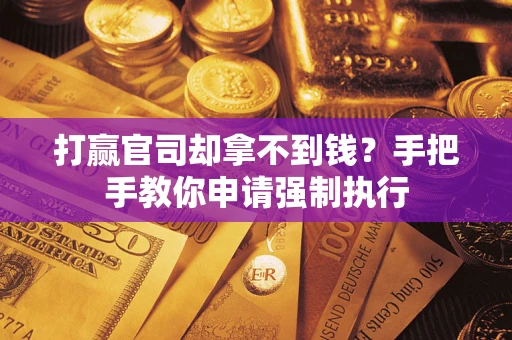 北京打赢官司却拿不到钱？手把手教你申请强制执行