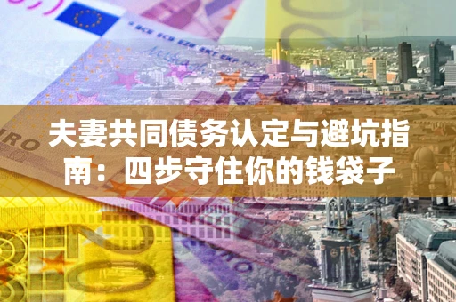 北京夫妻共同债务认定与避坑指南：四步守住你的钱袋子