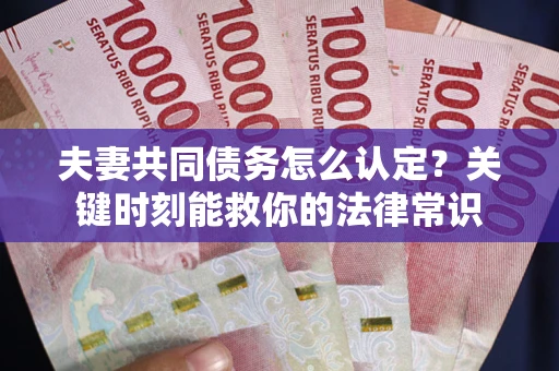 北京夫妻共同债务怎么认定？关键时刻能救你的法律常识